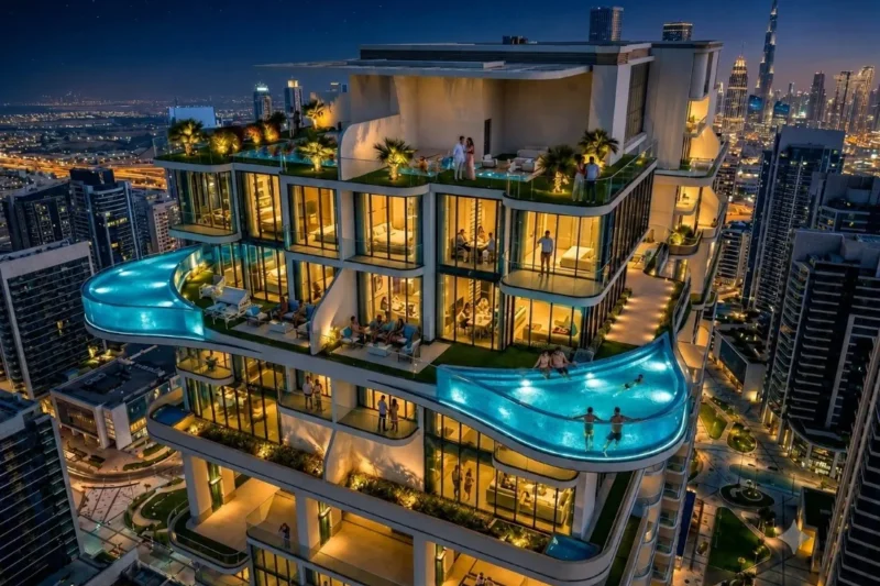 5 Bed Private Villa Above Dubai With Rooftop And Glass Pool With A Bentley Bentayga | Cash Discount